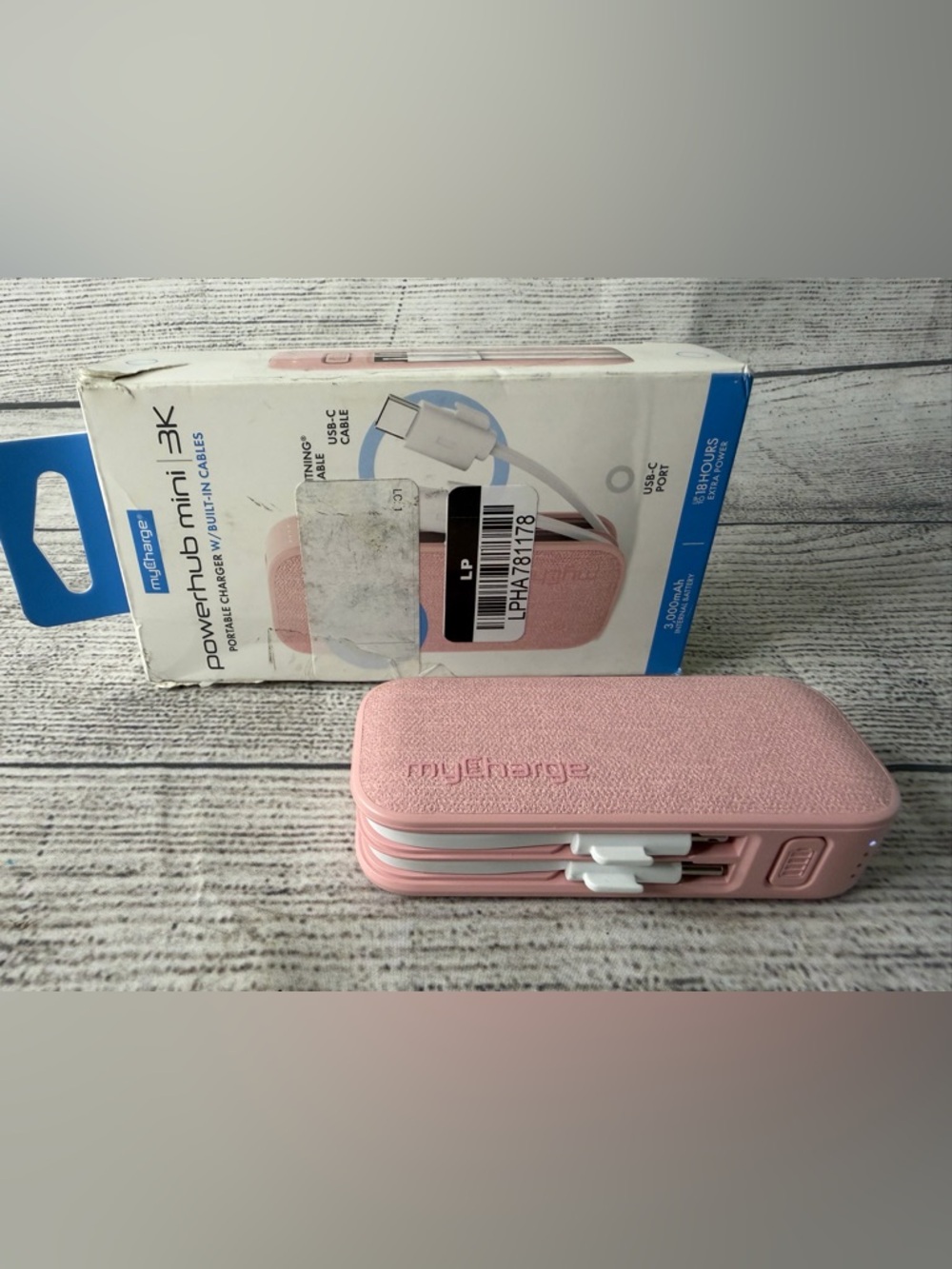 myCharge PowerHub Mini Portable Charger for iPhone